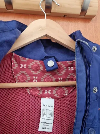 Chaqueta Impermeable Quechua Talla S Azul