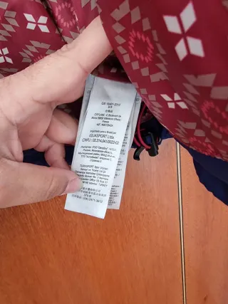 Chaqueta Impermeable Quechua Talla S Azul