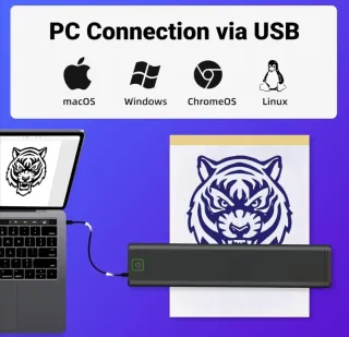 Impresora Transfer Tatuajes Portátil