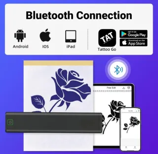 Impresora Transfer Tatuajes Portátil