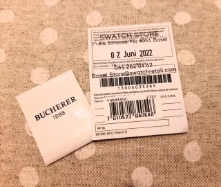 Reloj Swatch Night Flight Again Negro/Plata