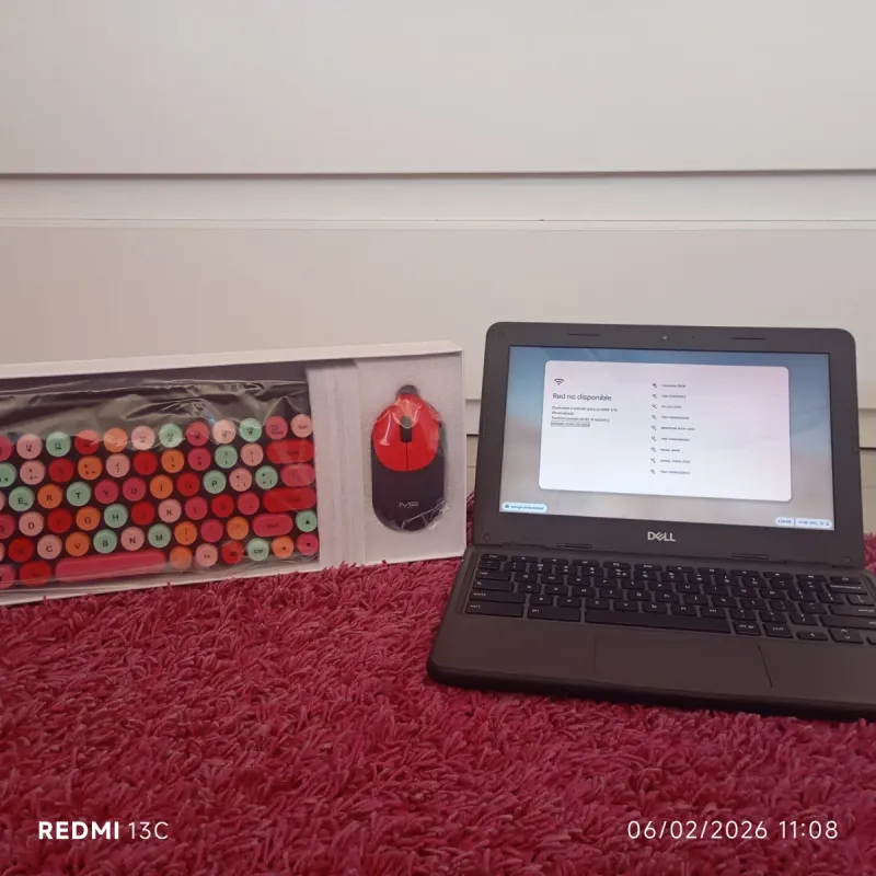 Dell Chromebook Negro y Rojo