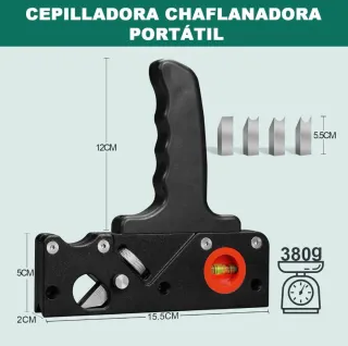 Cepillo carpintero con cuchillas