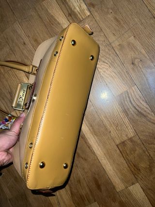 Bolso Dior Vintage Beige y Dorado