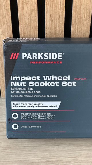 llaves de vaso de impacto CR-MO Parkside 1/2”