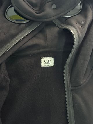Sudadera C.P. Company Goggle Hoodie Negra XXL