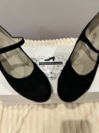 Zapatos Flamenco Begoña Cervera Negros