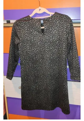 Vestido estampado leopardo talla M