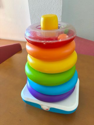 Fisher-Price Pirámide Balanceante Aros Bebé torre