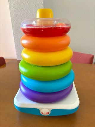 Fisher-Price Pirámide Balanceante Aros Bebé torre