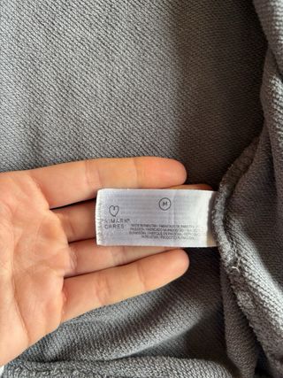 Sudadera gris con cremallera y capucha de Primark