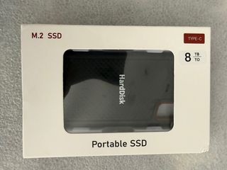 SSD Portátil M.2 1TB,80€ 4TB,160€ 8TB,300€