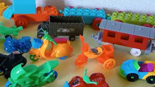 Lote de Juguetes: Coches, Trenes y Más