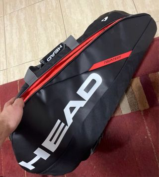 Raquetero Head Tour Team Negro y Rojo