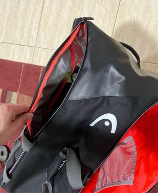 Raquetero Head Tour Team Negro y Rojo