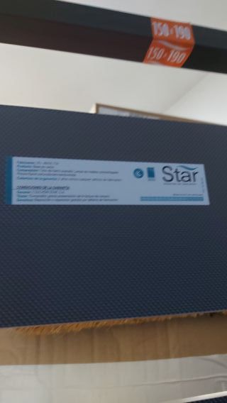 Colchón y somier 150cm Polo