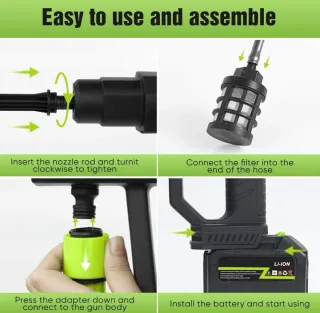 Hidrolimpiadora Portátil a Batería