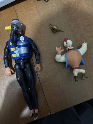 Figura Genio Aladdin Disney 1993 Customizada