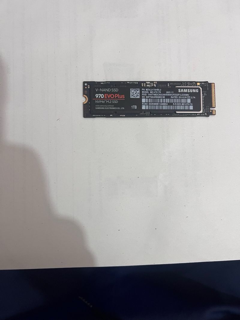 ssd nvme m.2 1tb Samsung 970 evo plus afbeelding 2