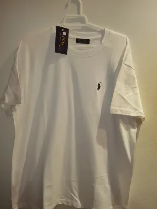 Camiseta Polo Ralph Lauren Blanca Talla L