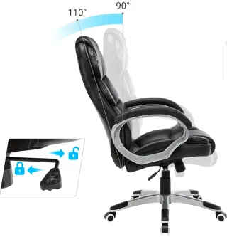 Silla Gaming/Oficina Negra