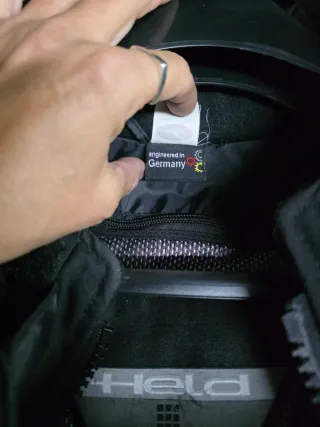 Chaqueta moto Held touring negra. Invierno/ verano