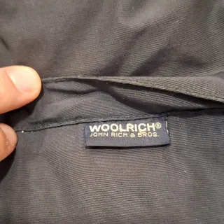 Giaccone Woolrich Uomo Piumino Blu Taglia L