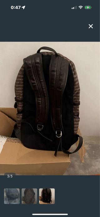 Mochila Emporio Armani Marrón