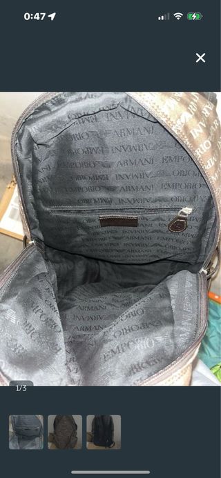 Mochila Emporio Armani Marrón