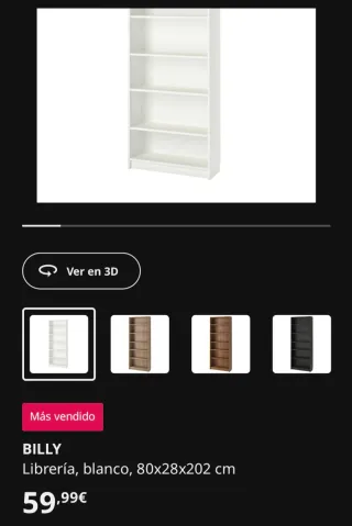 Estantería Billy Blanca Ikea