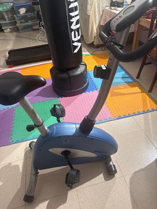 Bicicleta Estática Azul