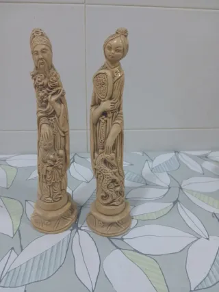 Pack Figuras Resina Chinas Antiguas