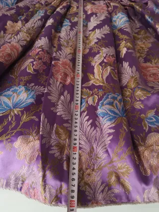 traje fallera morada floral