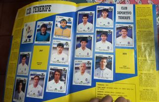 Álbum Fútbol Estrellas de la Liga 93/94 Panini