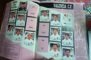 Álbum Fútbol Estrellas de la Liga 93/94 Panini