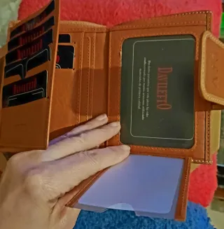 Monedero Billetero Mediano DAVILETTO (10×14×2,5cm)