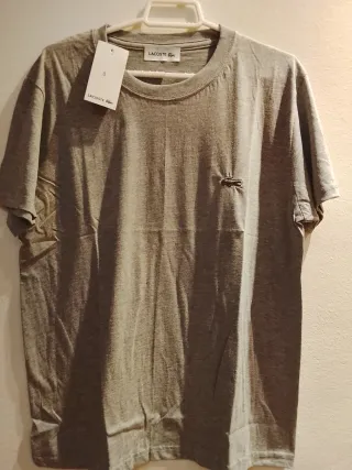 Camiseta Lacoste Gris Talla S