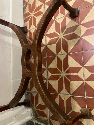 Mesa joyero/costurero antiguo madera