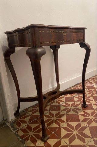 Mesa joyero/costurero antiguo madera