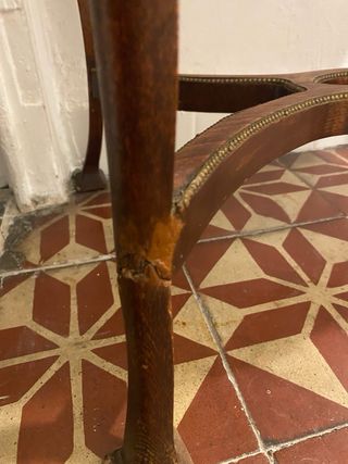 Mesa joyero/costurero antiguo madera