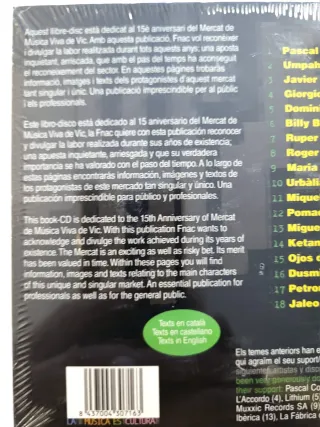 Libro + CD 15 Anys MMVV 2003