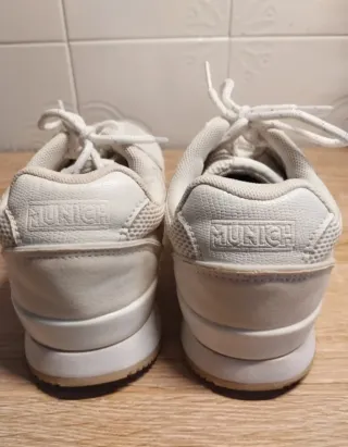 Zapatillas Múnich Beige/Blanco