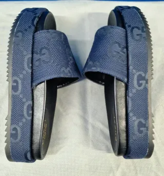 Sandalias de cuña Gucci Azul marino