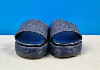 Sandalias de cuña Gucci Azul marino
