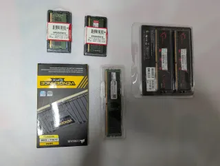 Lote Memorias RAM Corsair G.SKILL DDR4