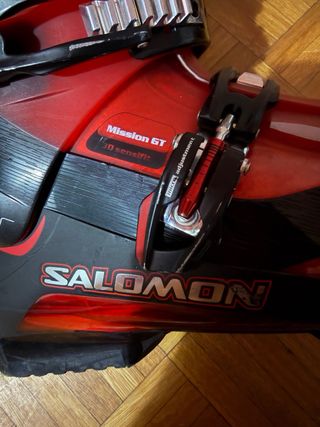 Botas de esquí Salomon rojas