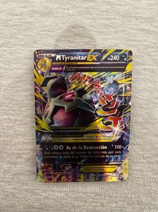 Carta Pokémon M-Tyranitar EX 240 HP