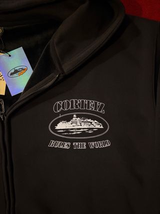 Sudadera Corteiz Negra Talla M