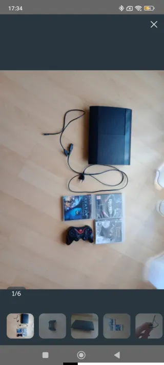 PS3 Super Slim 500 GB + 3 juegos