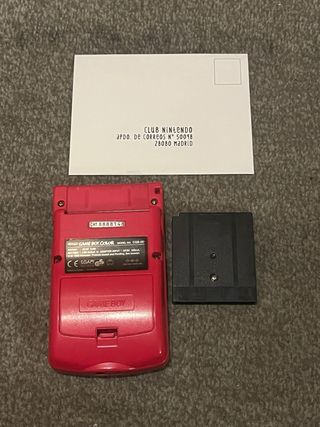 GAME BOY Color Roja + TETRIS DX + Club Nintendo
